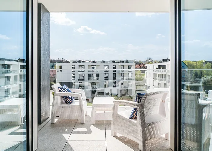 Apartament Blue Marina - Premium apartament na luskusowym zamknietym osiedlu OKRZEI by Lion Apartments Sopot Sopot