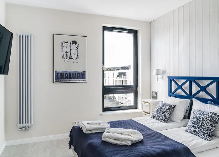 Blue Marina - Premium apartament na luskusowym zamknietym osiedlu OKRZEI by Lion Apartments Sopot Apartament *