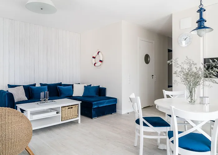 Apartament Blue Marina - Premium apartament na luskusowym zamknietym osiedlu OKRZEI by Lion Apartments Sopot Sopot