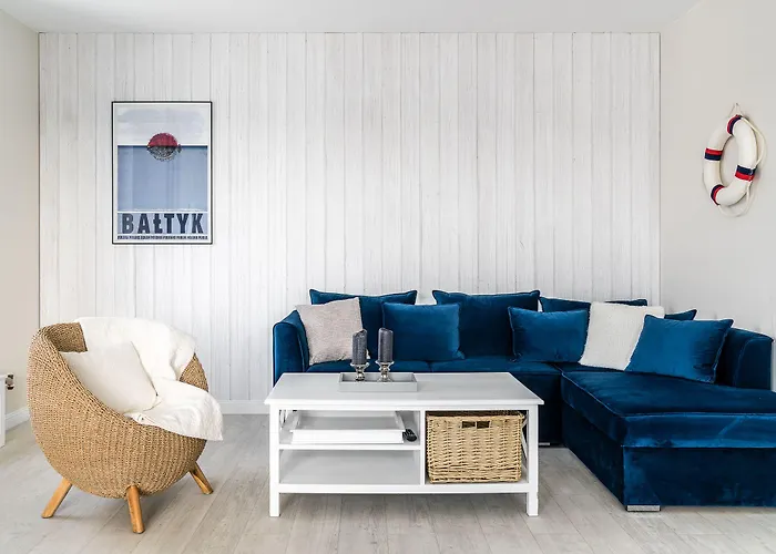 Apartament Blue Marina - Premium apartament na luskusowym zamknietym osiedlu OKRZEI by Lion Apartments Sopot Sopot