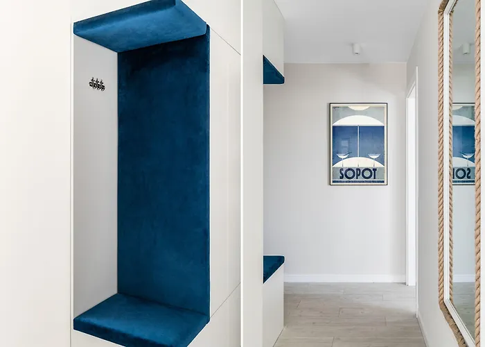 Blue Marina - Premium Na Luskusowym Zamknietym Osiedlu Okrzei By Lion Lägenhet Sopot