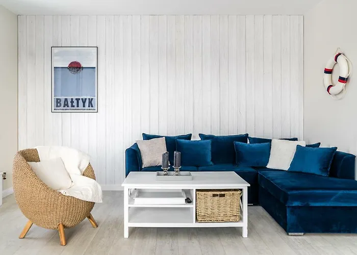 Blue Marina - Premium apartament na luskusowym zamknietym osiedlu OKRZEI by Lion Apartments Sopot *