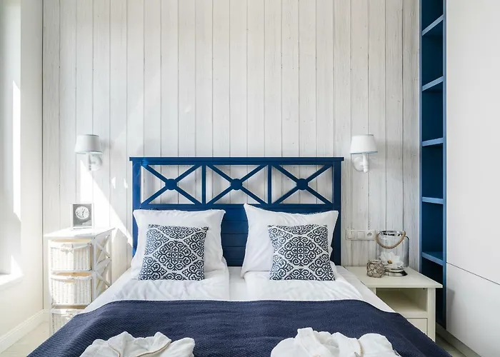 Blue Marina - Premium apartament na luskusowym zamknietym osiedlu OKRZEI by Lion Apartments Sopot * Sopot