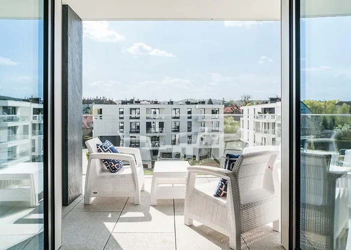 Blue Marina - Premium apartament na luskusowym zamknietym osiedlu OKRZEI by Lion Apartments Sopot Apartament