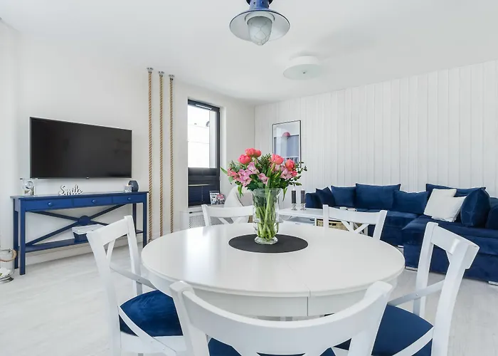Blue Marina - Premium apartament na luskusowym zamknietym osiedlu OKRZEI by Lion Apartments Sopot Apartament
