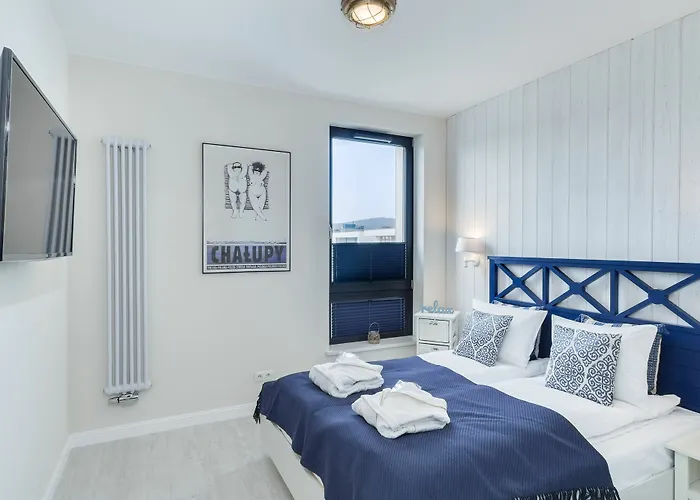 Blue Marina - Premium apartament na luskusowym zamknietym osiedlu OKRZEI by Lion Apartments Sopot *