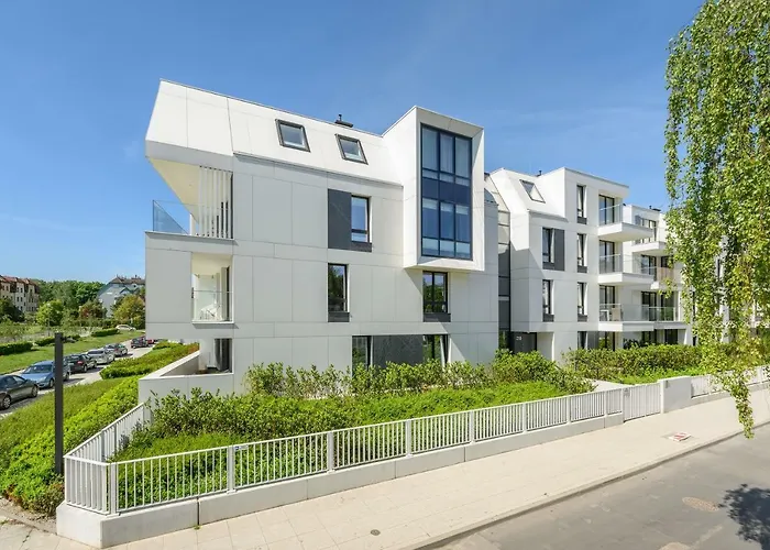Apartament Blue Marina - Premium apartament na luskusowym zamknietym osiedlu OKRZEI by Lion Apartments Sopot *